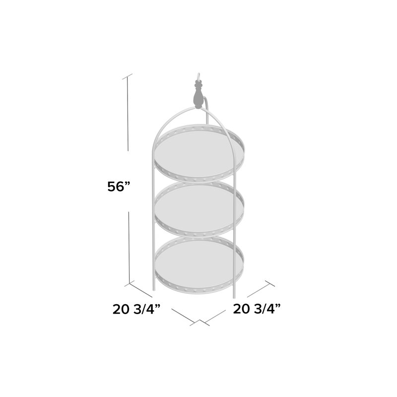 Avaline Metal Tiered Stand