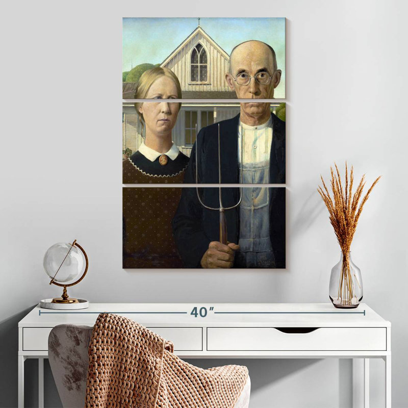 Leisha American Gothic, 32" H x 20" W