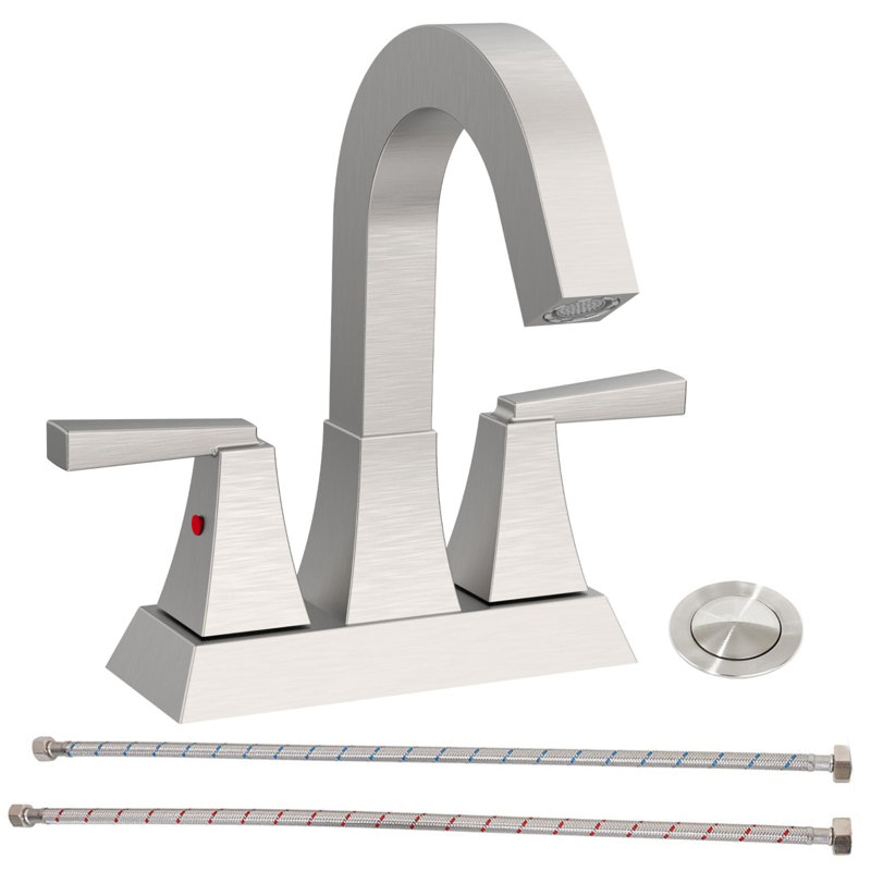 Bathroom Sink Faucet, Brushed Nickel
