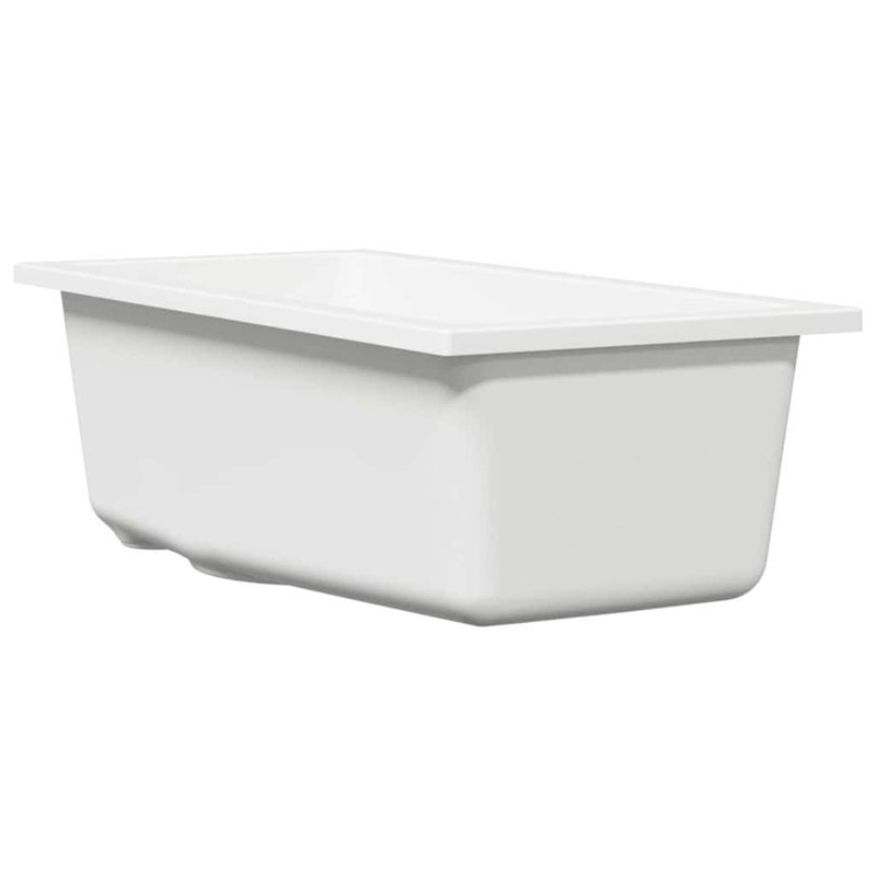 Kitchen Sink Granite, White, 14cm H  x 21cm W  x 44cm D