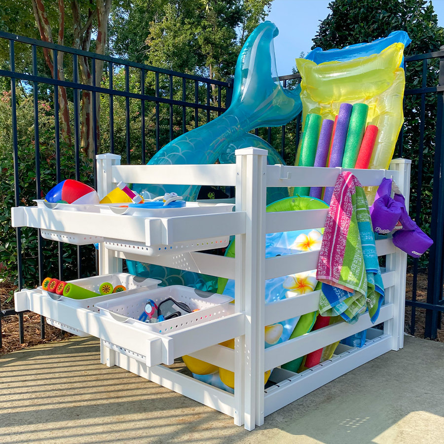 Zippity Outdoor Products Poolside Storage Organizer