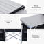 Table de cuisine pliante en aluminium pour le camping Outsunny