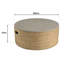 Akil Round Concrete Outdoor Coffee Table - 80 cm W 80 cm D