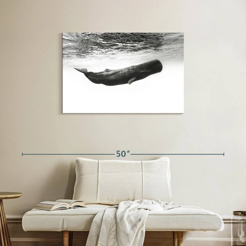Sperm Whale I, 24" H x 36" W