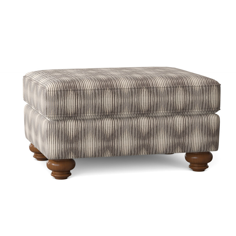 Woodburn 33" Rectangle Standard Ottoman, Drusky 10, Pecan