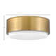 Fitzgerald 2 Light Glass Flush Mount