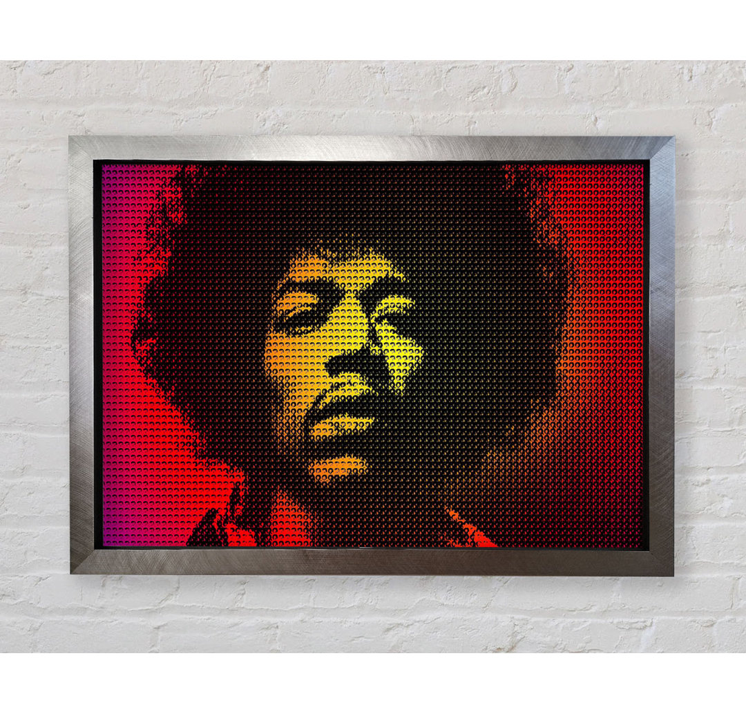 Jimi Hendrix Gesicht - Druck