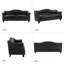 Canapé en cuir véritable 81,5 po Ashantae-89126766