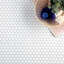 Carreau de mosaïque en porcelaine blanche 11-1 / 2 "x 11-5 / 8" Colmena Hex Matte-113354825