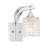 1 - Light Dimmable Chrome Armed Sconce