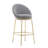 Celano Indoor Metal Upholstered Barstool (No Including  Table)