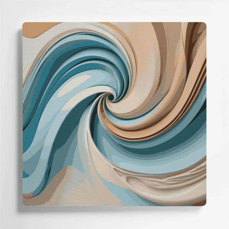 Art mural gris Biomorphic Abstraction 40, H 16 po x l 16 po