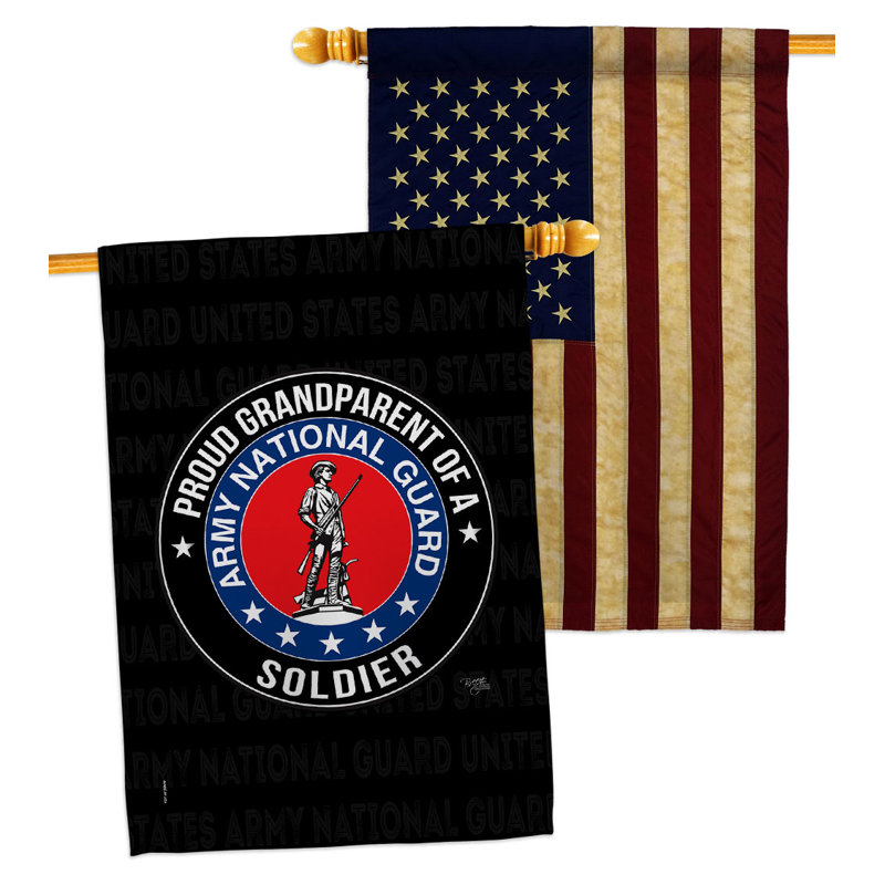 Drapeau de maison 40 x 28 po en polyester 2 côtés
