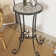 Patio Side Table with Shelf
