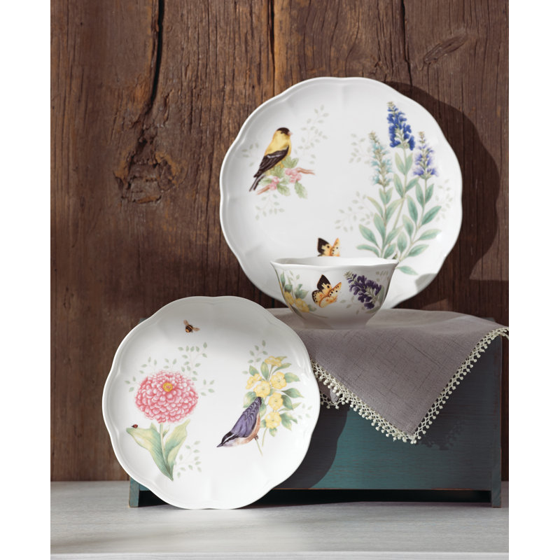Butterfly Meadow Flutter 12-Piece Dinnerware Set