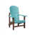 Aruba Blue with Chocolate Brown
