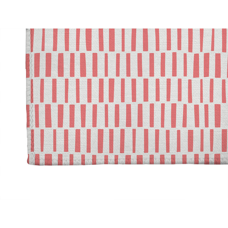Tapis de cuisine Flat Attack, Rectangulaire 2 pi x 3 pi, Vieux rose