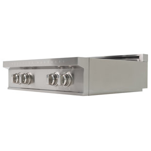 30″ Induction Range CookTop — Black Stainless Steel, by Induction Hardware