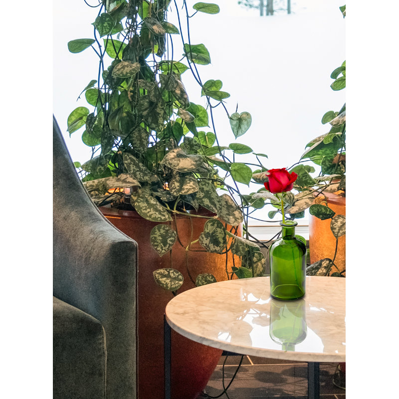 Veatch Glass Table Vase, Green