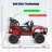 Alex 12V Electric Ride on Jeeps for Kids, Ride On Car Truck with Remote Control, Battery Power Car Wheels for Kids w/LED Lights, Bluetooth, Music, 3 Speeds, 12 Volt Ride on Toys for Boys and Girls-100256746