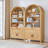 73.6" Arched Storage Bookcase