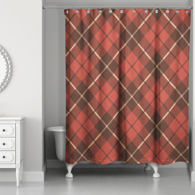Rideau de douche simple Dereham
