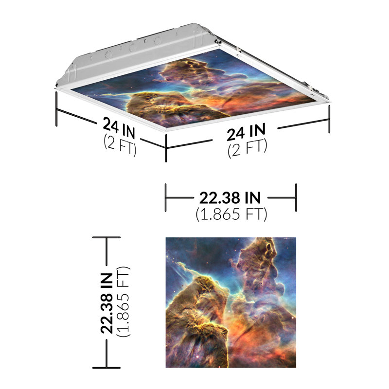 Housse pour éclairage décoratif flexible astronomique