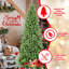 9FT Slim Christmas Tree – 2152 Tips, PE+PVC Branches, Hinged Design For Easy Setup, Stable Metal Stand – Ideal For Corners & Small Spaces-118032793