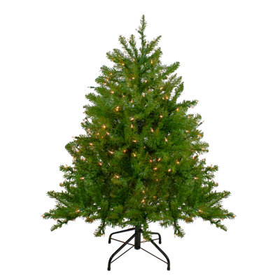 Arbre de Noël artificiel pin de Noël 4 pi avec lumières claires