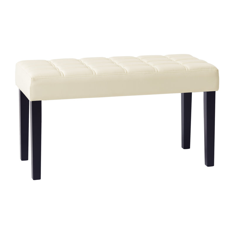Marson Upholstered Bench, White