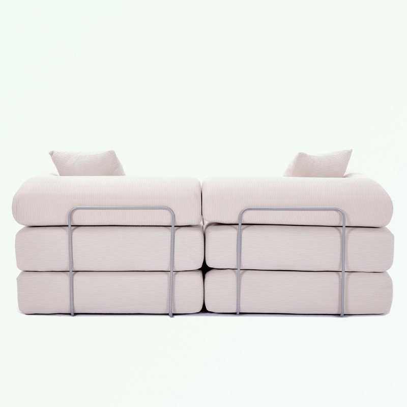 sofa bed with Removable Armrests