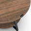 Jahaira Round Coffee Table with 2-Tier Storage Shelves-478800544