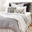 Pippa 100% Cotton Feathers Striped Throw Pillow Cover & Insert