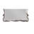 Antique Platinum Finish Mirror