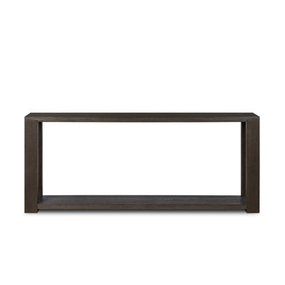 Thomas Console Table-Dark Anthracite Oak Veneer