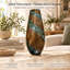 Vase de table moderne en verre 14,5 po