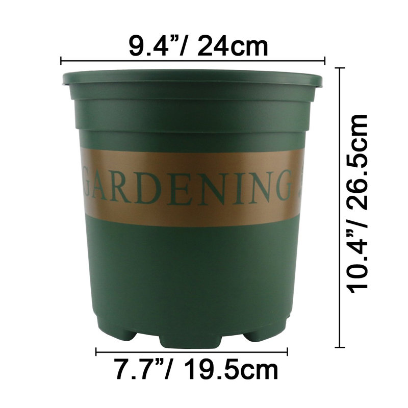 5pcs Gallon Durable Nursery Pot