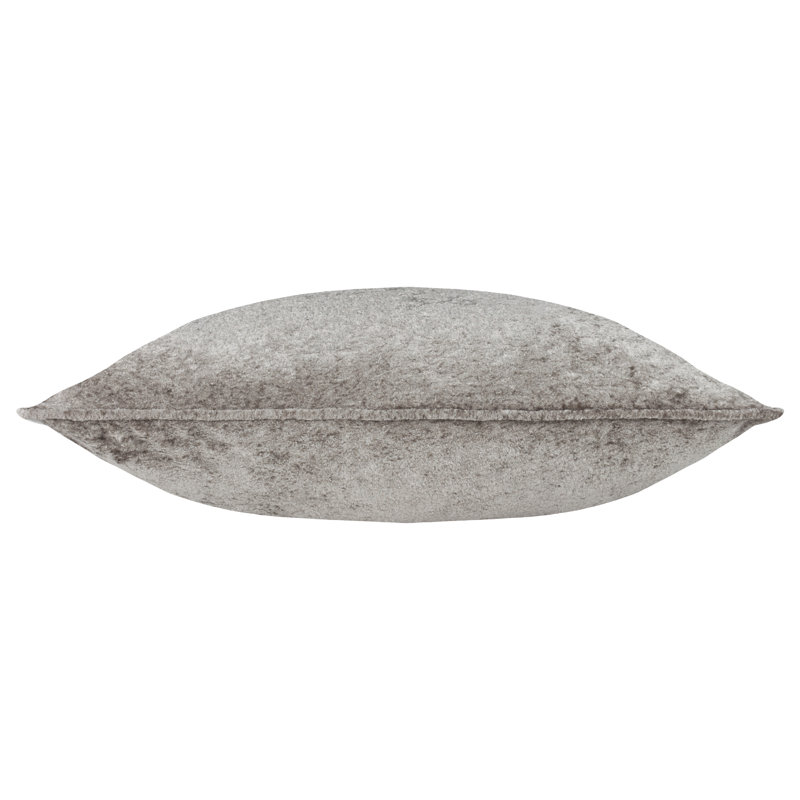 Lustre Square Cushion, Grey, Polyester