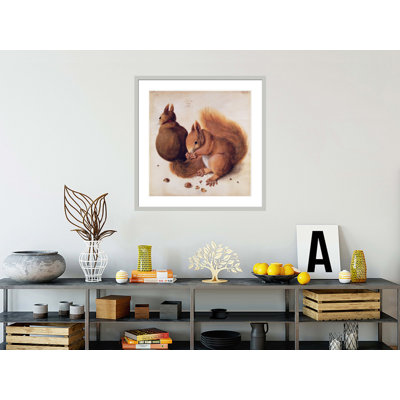 Squirrels by Albrecht Dürer -Framed Giclee Print