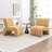 Mathias Upholstered Faux Fur Accent Chair-1625326211