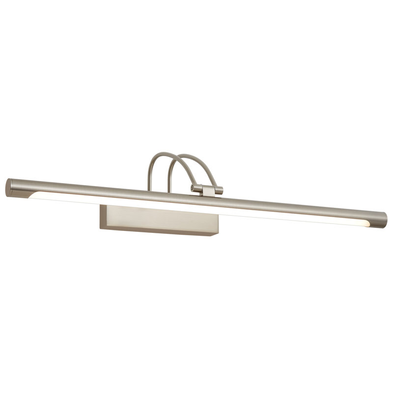 Iron LED Flush Mounted Sconce, Nickel