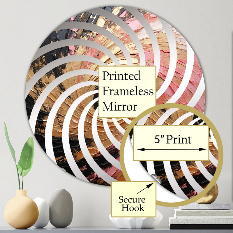 Circle Mirror, 23.6" x 23.6"