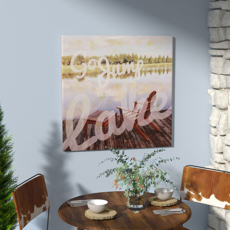 Go Go in the Lake, impression sur toile