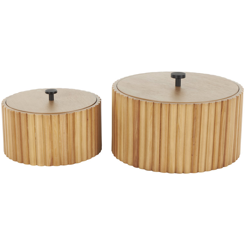 Adan 2 Piece Handmade MDF Decorative Box Set