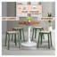 Tabouret carré en plastique empilable Dantoni-1144484179