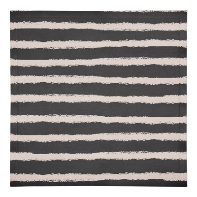 Cotton Striped Square Napkin
