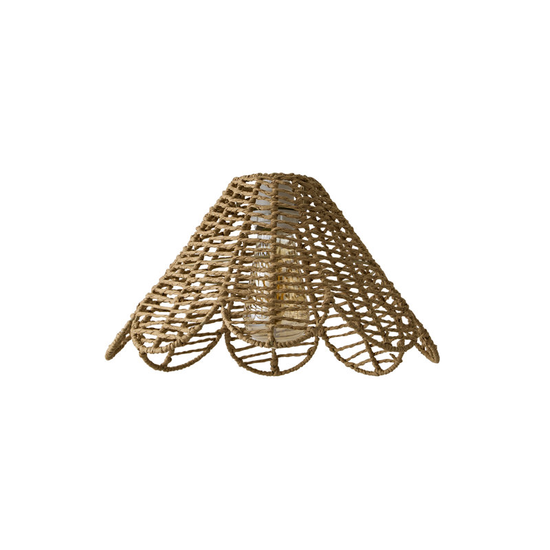 18cm H Empire Pendant Shade ( Screw On ) in Cream