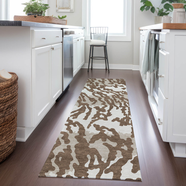 Malek Indoor/Outdoor Area Rug with Non-Slip Backing