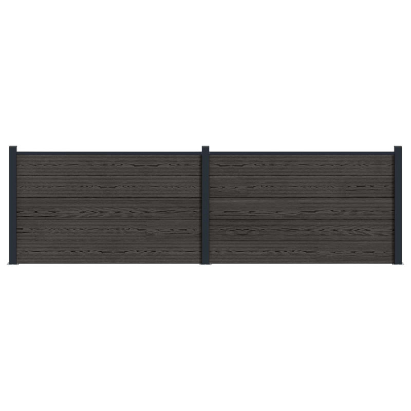 105 cm H x 353 cm W Aluminium Fencing Kits Fencing with 2 Panel(s) Included