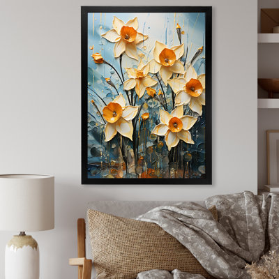 Daffodil Bloom Sunshine I, reproduction d'art sur toile